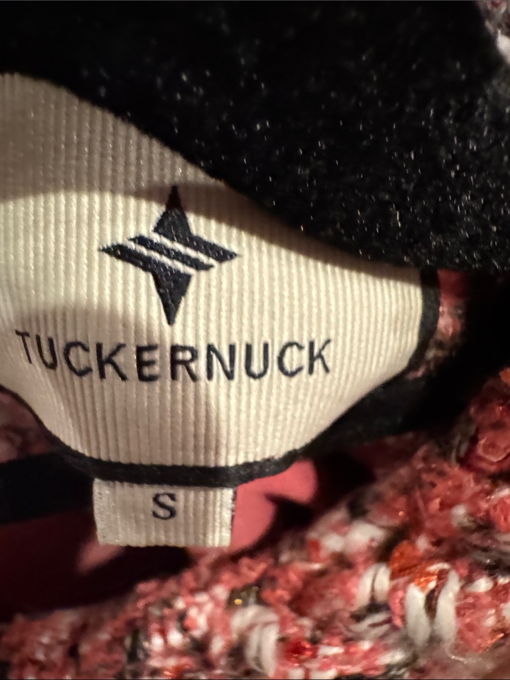 Tuckernuck Pink Tweed Short-Sleeve Pocket—Jackie Dress - Picture 4 of 9